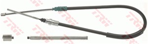 Kabel, parkeringsbremse, Bak, Venstre, PEUGEOT 406, 406 Break, 406 Coupé, 4745 R1