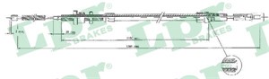 Kabel, parkeringsbremse, Høyre, Venstre, CITROËN AX, 95604194