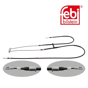 Kabel, parkeringsbremse, Bakre venstre, Høyre bak, SAAB 900 II, 900 Cabriolet II, 900 Coupé II, 9-3, 9-3 Cabriolet, 45 43 104, 46 48 291