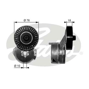 Strammerull, kilerem med ribber, RENAULT CLIO II, KANGOO, KANGOO Express, 7700870495
