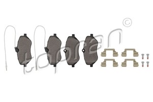 Bremseklosser sett, Framaksel, CITROËN C5 III, C5 Break III, C6, PEUGEOT 407, 407 SW, 16 113 349 80, 4252 94, 4253 48, 4254 10, 4254 11,