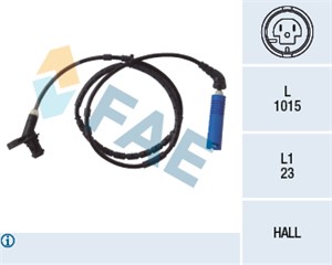 Sensor, hjulturtall, Bakaksel, BMW 3 [E46], 3 Cabriolet [E46], 3 Compact [E46], 3 Coupé [E46], 3 Touring [E46], 34 52 6 752 683, ALS-438