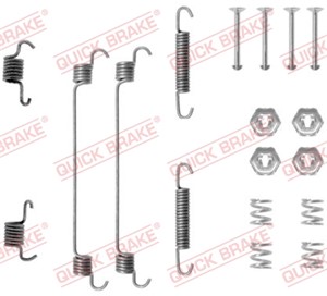 Tilbehørsett, bremsesko, Bakaksel, ALFA ROMEO,CITROËN,FIAT,LANCIA,RENAULT