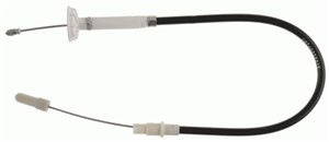 Kabel, clutchbetjening, VW GOLF II, JETTA II, 191 721 335 D, 191 721 335 N