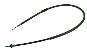 Kabel, parkeringsbremse, Høyre bak, Høyre, RENAULT MODUS / GRAND MODUS, 82 00 214 750, 82 00 673 249
