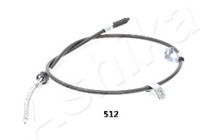 Kabel, parkeringsbremse, Bakre venstre, MITSUBISHI PAJERO I, PAJERO Canvas Top I, MB256371