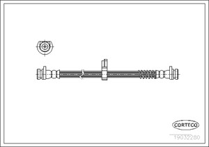 Bremseslange, Bakaksel, LAND ROVER FREELANDER I, FREELANDER Soft Top I, SHB100961