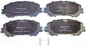 Bremseklosser sett, Framaksel, NISSAN QASHQAI SUV II, X-TRAIL, RENAULT KADJAR, 4106 04E A0A, D10604CA0A, D10604EA0A