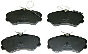Bremseklosser sett, Framaksel, ALFA ROMEO,CITROËN,FIAT,PEUGEOT, 09938205, 425047, 425058, 425105, 95615159, 95623223, 95640895, 95667765