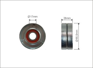 Strammerull, kilerem med ribber, MINI MINI, MINI Cabriolet, 11 28 7 509 476, 11 28 8 620 210, 11287509476, 11288620210, 7 509 476, 75094