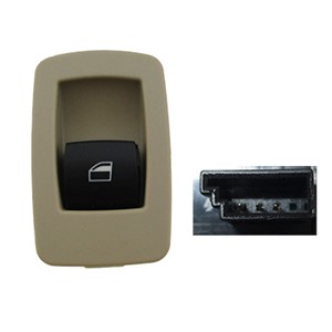 Bryter, vindusløfter, BMW 3 [E90], 3 Touring [E91], X3 [E83], X5 [E53], X6 [E71, E72], 61316945876, 6945876