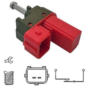 Bremselysbryter, FIAT,FORD,JAGUAR,MAZDA,SAAB, 1024901, 1066389, 5532205, 95BB7C534AC, 98AB7C534AA, C2S3683, GJ6A6649Y, GJ6A6649YA