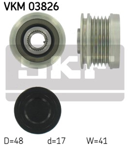 Frihjul, dynamo, MERCEDES-BENZ A-KLASS [W168, W169], B-KLASS Sports Tourer [W245], VANEO [414], MITSUBISHI COLT VI, SMART FORFOUR, 640 1