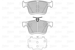 Bremseklosser sett, Bakaksel, AUDI,SEAT,SKODA,VW, 5Q0698451C, 5Q0698451N, 5Q0698451Q, 8V0698451, 8V0698451B, 8V0698451F