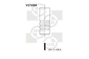Utløpsventil, ALFA ROMEO 145, 146, 147, 156, 156 Sportwagon, 60811154