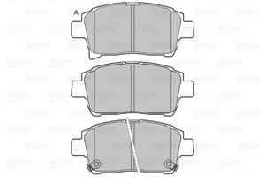 Bremseklosser sett, Framaksel, TOYOTA, 04465-0D020, 04465-0W050, 04465-0W080, 04465-12580, 04465-12590, 04465-12592, 04465-13020, 04465-