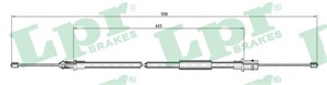 Kabel, parkeringsbremse, Foran, CITROËN JUMPY, JUMPY Flak/chassi, JUMPY Skåp, PEUGEOT EXPERT, 1484385080, 4745P0