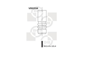 Utløpsventil, FORD,MAZDA,VOLVO, 1113189, 1S6C6505BA, 1S6G6505BA, 30711638, C40112121, C401-12-121, C4011-2121