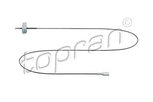 Kabel, parkeringsbremse, Foran, OPEL,RENAULT,VAUXHALL, 3653 016 73R, 44 20 800, 93864840