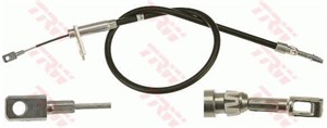 Kabel, parkeringsbremse, Bak, Høyre, MERCEDES-BENZ C-KLASS [W202], C-KLASS T-Model [S202], CLK [C208], CLK Cabriolet [A208], 202 420 02