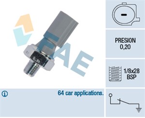 Oljetrykkbryter, CITROËN,MITSUBISHI,PEUGEOT,SMART, 0011530632, 0011531032, 1131.K4, 1221530032, 7625541 SK, 7625541, MN-163743, PS-473