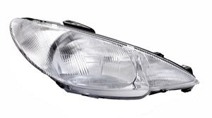 Frontlykt, Venstre, PEUGEOT 206 CC, 206 Halvkombi, 206 Sedan, 206 SW, 6204S7