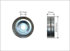 Strammerull, kilerem med ribber, HYUNDAI,KIA, 252812A000, 25281-2A000, 252812A100, 25281-2A100, 252812A200, 25281-2A200, 252812A650, 252