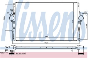 Ladeluftkjøler, VOLVO S60 I, S80 I, V70 II, XC70 CROSS COUNTRY I, 30741580, 30748809, 31274554, 8649471, 8671694, 9161207