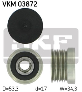 Frihjul, dynamo, BMW, 12 31 7 516 103, 12 31 7 552 353, 12 31 7 560 483