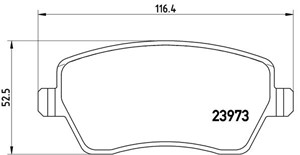Bremseklosser sett, Bakaksel, Framaksel, DACIA,LADA,MERCEDES-BENZ,NISSAN,RENAULT, 4106000Q0K, 410604076R, 410604775R, 410608481R, 41060A