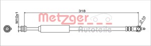Bremseslange, Høyre bakaksel, Venstre bakaksel, MAZDA 3, 3 Sedan, 6 Kombi, 6 Sedan, GHP9-43-810, GHP9-43-810A, GHP9-43-810B