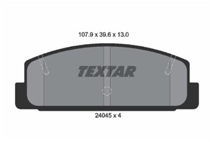 Bremseklosser sett, Bakaksel, MAZDA, GGYB2643Z, GGYM2643Z, GGYM2648Z, GGYM2648Z9C, GGYM2648ZA9C, GJYA2643Z, GJYB2643Z, GJYB2643ZA, GJYB2