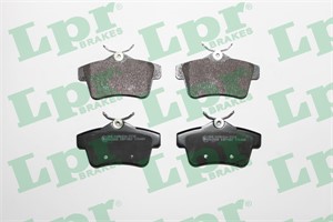 Bremseklosser sett, Bakaksel, CITROËN,DS,PEUGEOT, 1608520680, 1608681680, 1611838080, 1616872780, 1623180880, 425435, 425444, 425446