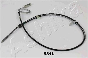 Kabel, parkeringsbremse, Bakre venstre, MITSUBISHI L 300 Skåp III, MB140048