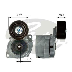 Strammerull, kilerem med ribber, HONDA ACCORD VII, ACCORD Tourer VII, CIVIC Hatchback VIII, CR-V II, CR-V III, FR-V, 31170-RBD-E01, 3117