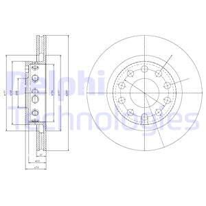Bremseskive, Bakaksel, AUDI A6 C5, A6 C5 Avant, ALLROAD C5, 4Z7 615 601