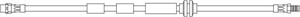 Bremseslange, framaksel, Høyre eller venstre, BMW 1 [E87], 3 [E90], 3 Touring [E91], 3430 6 762 819, 3430 6 767 458