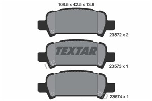 Bremseklosser sett, Bakaksel, SUBARU, 26696AE000, 26696AE020, 26696AE040, 26696AE060, 26696AE080, 26696AF000, 26696AG020, 26696FA010, 26