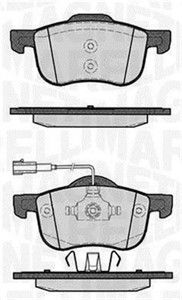 Bremseklosser sett, Framaksel, ALFA ROMEO 159, 159 Sportwagon, BRERA, SPIDER, 71765055, 71772534, 77363599, 77364587