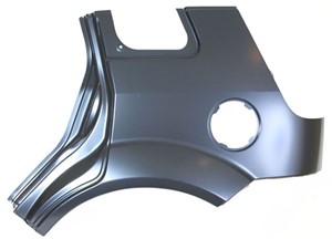 Sidevegg, Bakre venstre, FORD FIESTA V, FIESTA Van V, 1 141 493, 1 214 467, 1 363 648