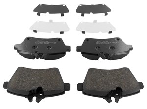 Bremseklosser sett, Framaksel, MERCEDES-BENZ A-KLASS [W169], B-KLASS Sports Tourer [W245], 169 420 02 20, 169 420 03 20, 169 420 07 20,
