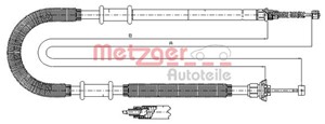 Kabel, parkeringsbremse, Bak, Bakre venstre, Høyre bak, Høyre, Venstre, FIAT DOBLO Skåp/stor limousine, 46745155, 46745157