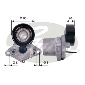 Strammerull, kilerem med ribber, KIA,HYUNDAI, 252812A000, 25281-2A000, 252812A100, 252812A600