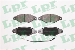 Bremseklosser sett, Framaksel, CITROËN XSARA, NISSAN KUBISTAR Skåp, RENAULT KANGOO, KANGOO Express, 4106000QAF, 4106000QAG, 425169, 4251