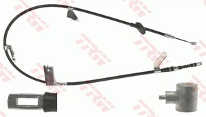 Kabel, parkeringsbremse, Venstre, SUZUKI SWIFT III, 54402-57K00