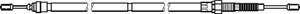 Kabel, parkeringsbremse, Venstre, CITROËN XANTIA, XANTIA Break, 4745 G5, E 074 007