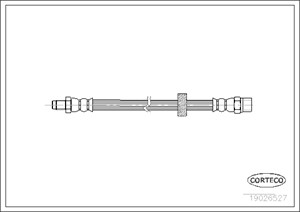 Bremseslange, Bakaksel, VOLVO S90 I, 9169139