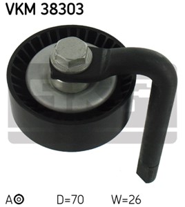 Strammerull, kilerem med ribber, Foran, BMW 3 [E46], 3 Compact [E46], 3 Coupé [E46], 3 Touring [E46], 64 55 7 786 545