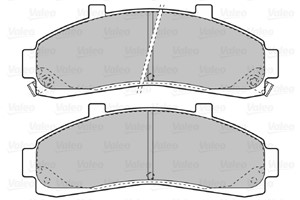 Bremseklosser sett, Framaksel, FORD F-250, FORD USA E Skåp, EXPLORER, F-250, F-350, RANGER, MAZDA B-SERIE, 3886184, 3943468, 4073370, 46