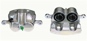 Bremsecaliper, Framaksel, Foran akselen, Venstre, HYUNDAI TERRACAN, 58110-H1080, 58180-H1A30